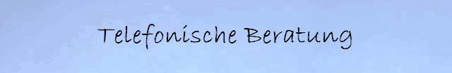 Telefonische Beratung
